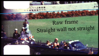 Using a computer to remove the pincushion distortion of Zapruder's
      camera lens